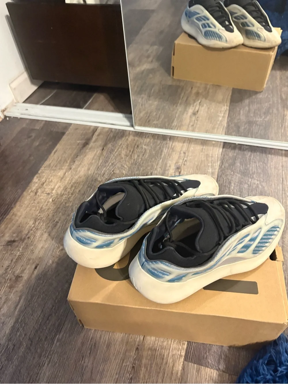 adidas Men’s Sneakers in Black, Blue, White
